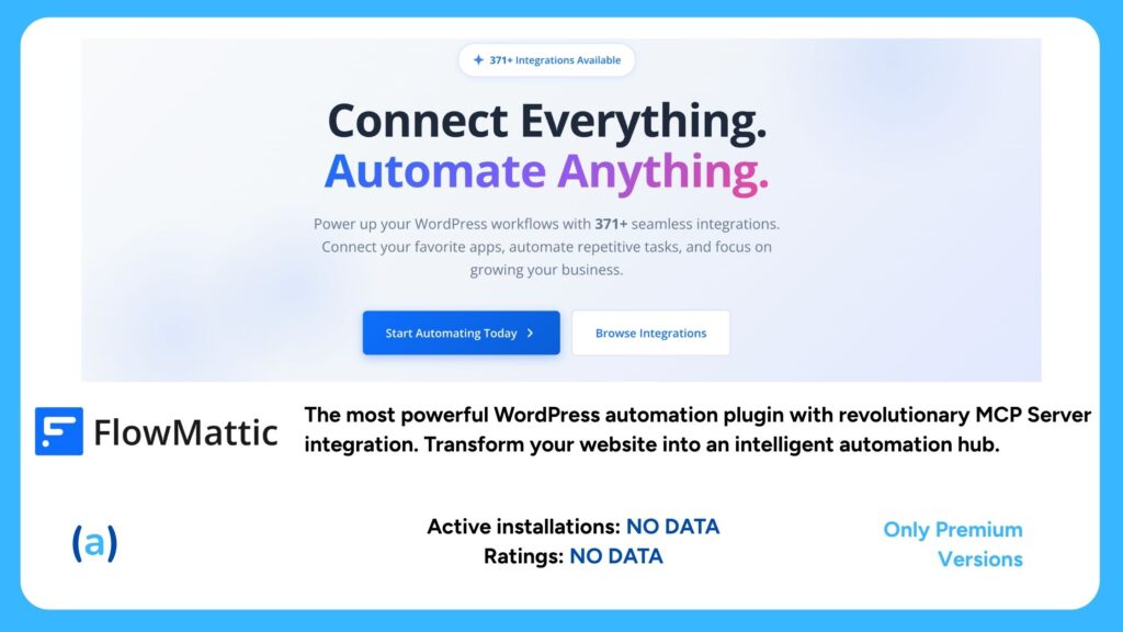 FlowMattic - Best for AI-Powered & MCP Workflows