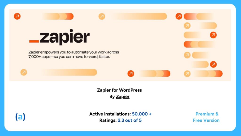 Zapier for WordPress – Best for Cross-App Automation