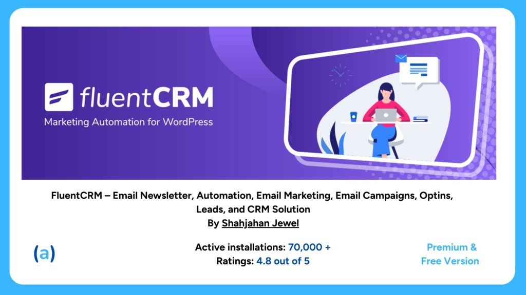 FluentCRM - Best for Email Marketing Automation